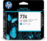 HP 774 (P2V98A) Light Magenta/Cyan Original Printhead