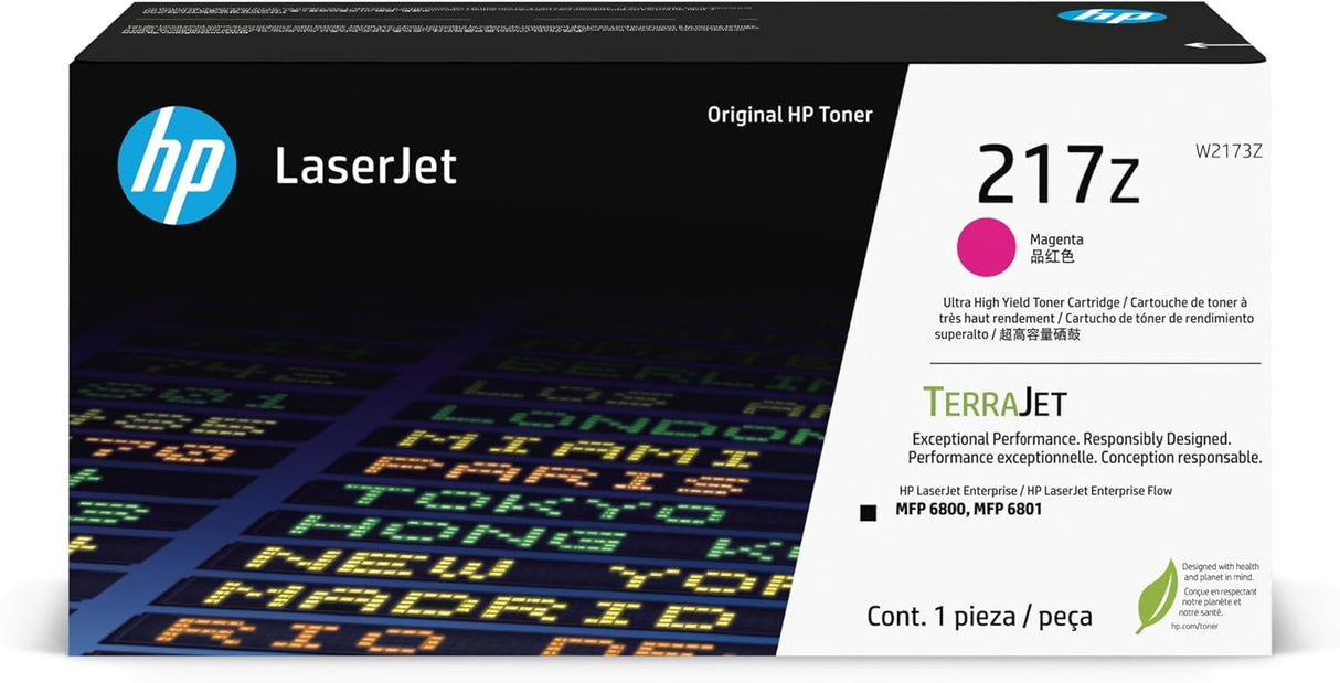 HP 217Z - High Yield - LaserJet -Magenta Toner Cartridge (W2173Z)