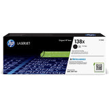 HP 138X LaserJet Toner Cartridge - High Yield - Black