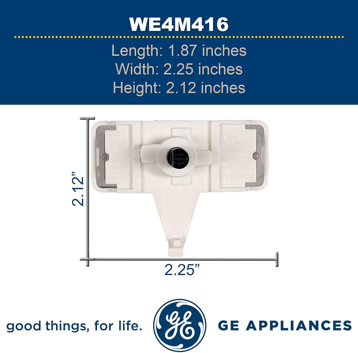 GE Dryer Start Switch WW02L00024 - Essential Dryer Part (WE4M416)