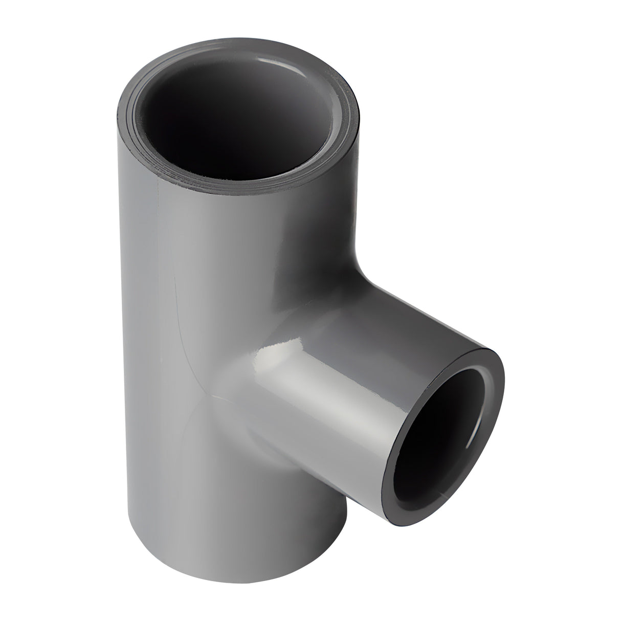 2" x 2" x 1-1/2" Reducing Tee (Socket) Sch 80 - PVC Grey | 801251