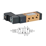 Compact Solenoid Valve M5, 5/2 Spring Return 24Vdc