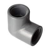 PVC Elbow 90° (Threaded) Sch 80 - PVC Grey