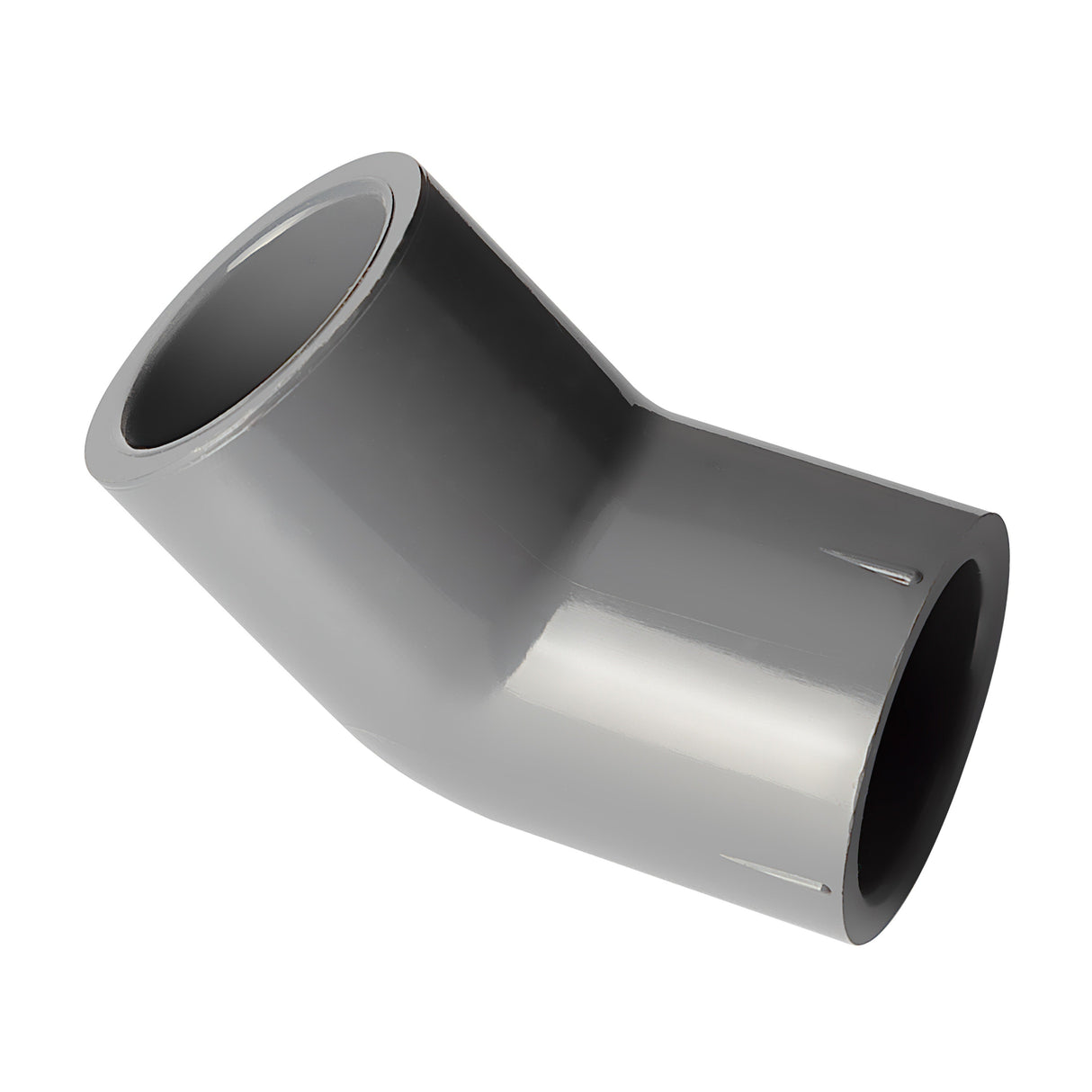 3/8" Elbow 45° (Socket) Sch 80 - PVC Grey | 817003