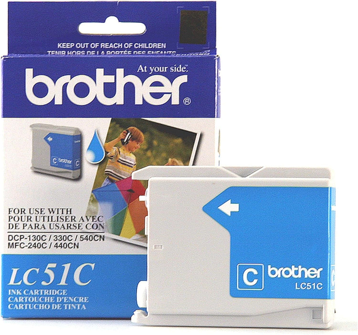 Brother LC51 Cyan Ink Cartridge (LC51CS)