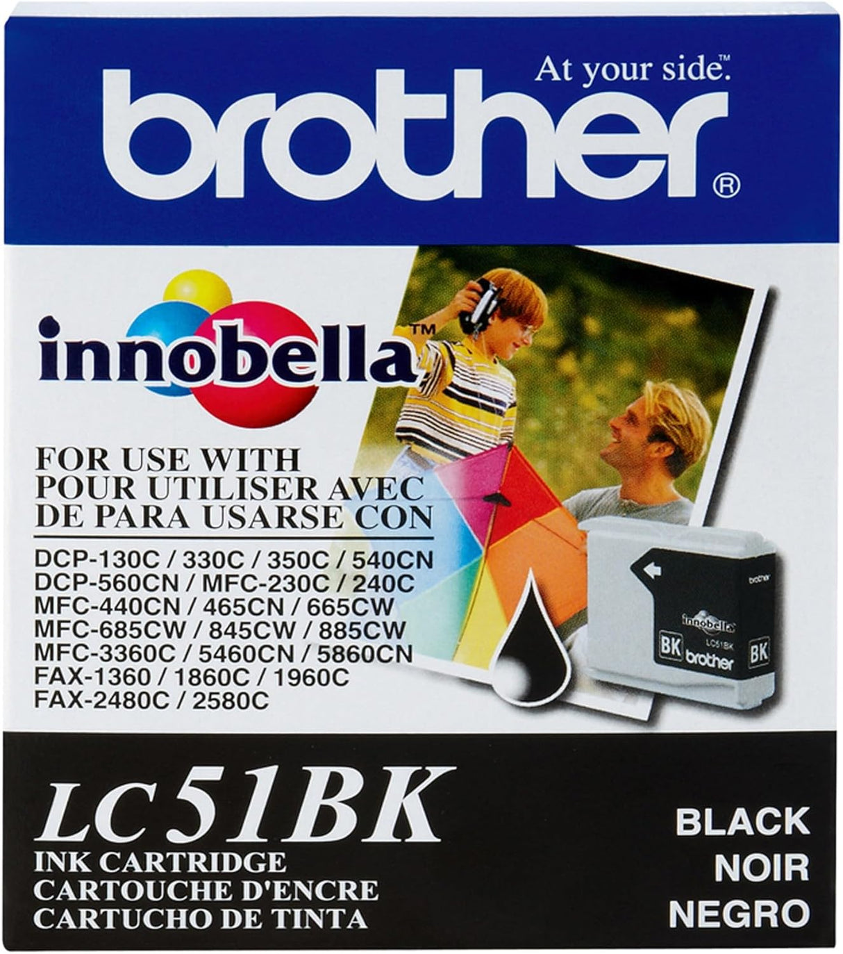 Brother LC51 Black Ink Cartridge (LC51BKS)