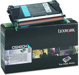 Lexmark C5240CH Cyan High Yield Return Program Toner Cartridge