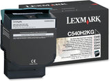 Lexmark C540H2KG Black Toner Cartridge, High Yield