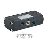 G1/8" Air Pilot Valve 1/8", 5/3 Pressure Center Double Acting Pressure 3 bar