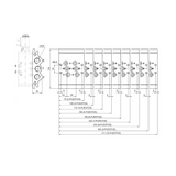 Manifold Air Valve 5/2 & 5/3 - 3 Positions (Valve 828)