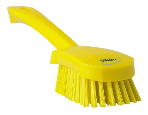 Washing Brush w/short Handle, 10.6", Stiff