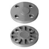 Blind Flange #150 Sch 80 - PVC Grey