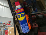 Magnetic Aerosol Can Holder with Straw Storage