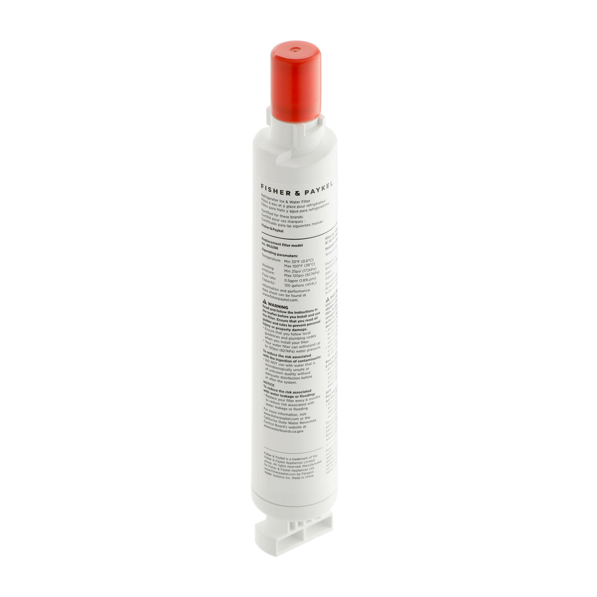 DCS 862288 WP FWC1 Fisher & Paykel Fridge Water Filter
