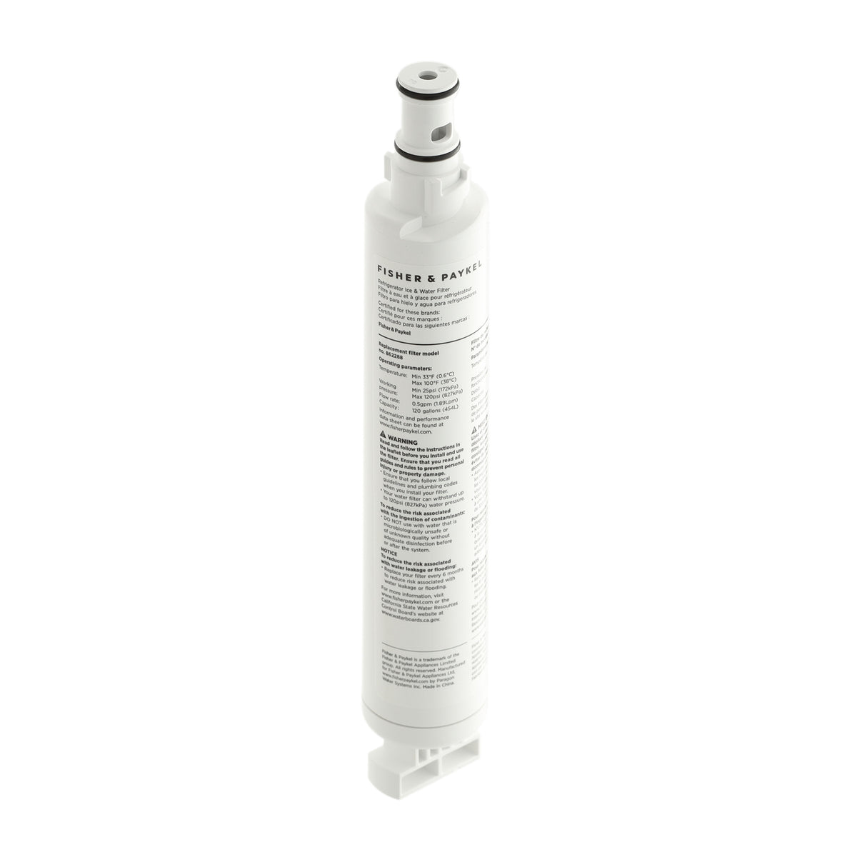 DCS 862288 WP FWC1 Fisher & Paykel Fridge Water Filter