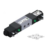 Pneumatic Solenoid Valve 1/8", 5/2 Double Coil 24Vdc