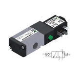 Pneumatic Solenoid Valve 1/4", 3/2 Normally Open Spring Return 24Vdc
