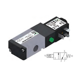 Pneumatic Solenoid Valve 1/4", 3/2 Normally Closed Spring Return 12Vdc