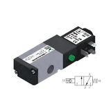 Pneumatic Solenoid Valve 1/4", 3/2 Normally Closed Spring Return 24Vdc