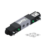 Pneumatic Solenoid Valve 1/4", 5/2 Double Coil 24Vdc