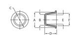 CP-9 Tapered Cap Plug Polyethylene (Blue)