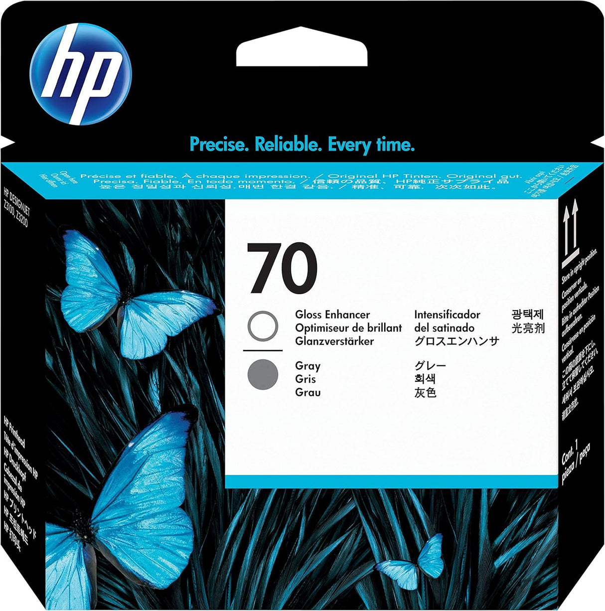 HP 70 Gloss Enhancer & Gray DesignJet Printhead (C9410A)