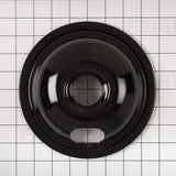 A316222201 Black 6" Porcelain Drip Pan for Frigidaire Stove