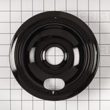 A316222201 Black 6" Porcelain Drip Pan for Frigidaire Stove