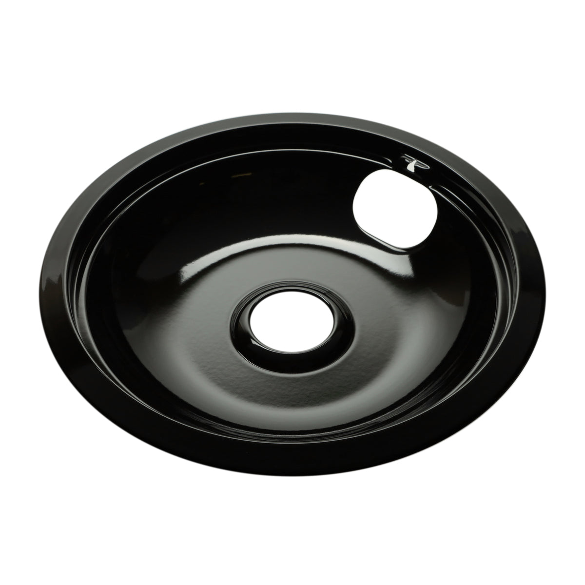 A316222301 Black 8" Porcelain Drip Pan for Frigidaire Stove