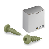 #10 x 7/8" Deck Screws Pan Head ACQ Green Ceramic Finish