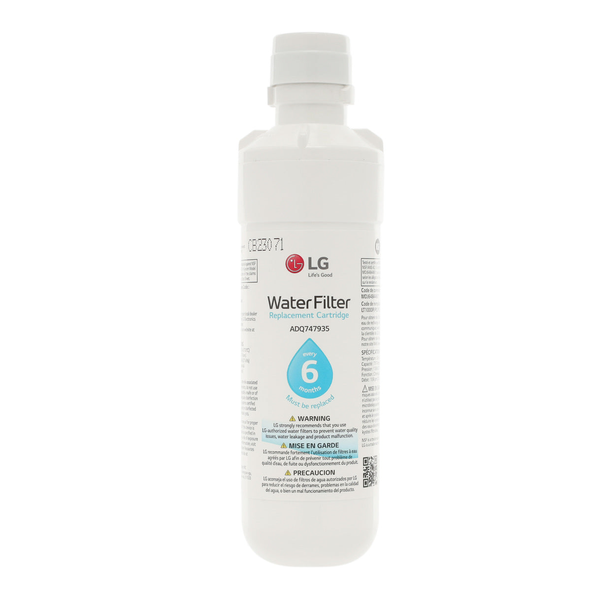 AGF80300704 LG Refrigerator Water Filter (LT1000P)