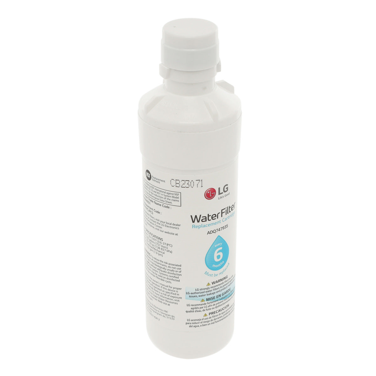 AGF80300704 LG Refrigerator Water Filter (LT1000P)
