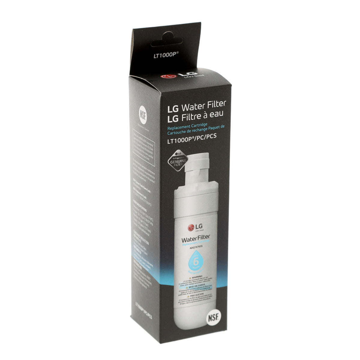 AGF80300704 LG Refrigerator Water Filter (LT1000P)