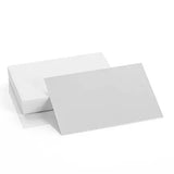 Affichette en PVC blanc, 2" x 3"