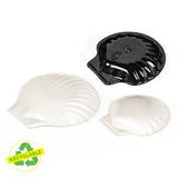 Assiettes en plastique Coquilles St-Jacques, 6" (100)