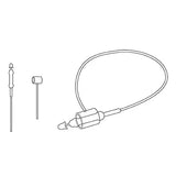 Attaches en nylon, transparent