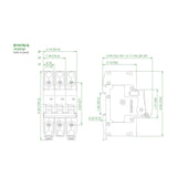 Miniature Circuit Breaker 30A, D Curve 240Vac 3P | B1N3D30