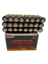 BRS AA Alkaline Batteries — 24‑Pack (BRSLR6AA)