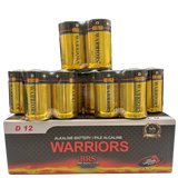 BRS D Alkaline Batteries — 12‑Pack (BRSLR20D)