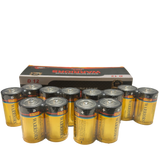 BRS D Alkaline Batteries — 12‑Pack (BRSLR20D)