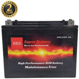 High Performance BRS24HL-BS 12v Sealed AGM PowerSport 2 Year Warranty