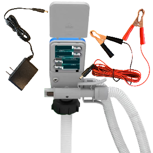 PumpMatic Super Gas Pump Fuel Transfer Pump for Gas, Diesel, Kerosene + 3 Power Sources w/ 4.25 Ft Hose