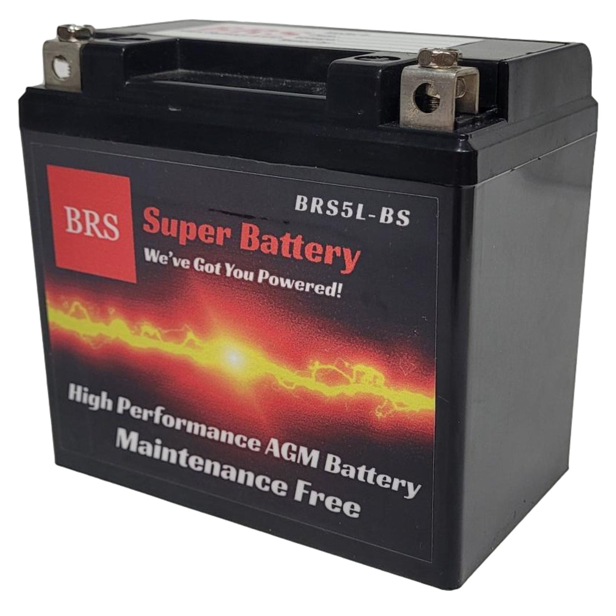 High Performance BRS5L-BS BS 2 Year Warranty & Smart Charger / Maintainer Combo Bundle Kit 12v Sealed AGM PowerSports Battery