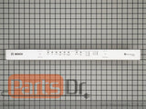 Bosch Dishwasher Facia Panel Part 20004359-Silver