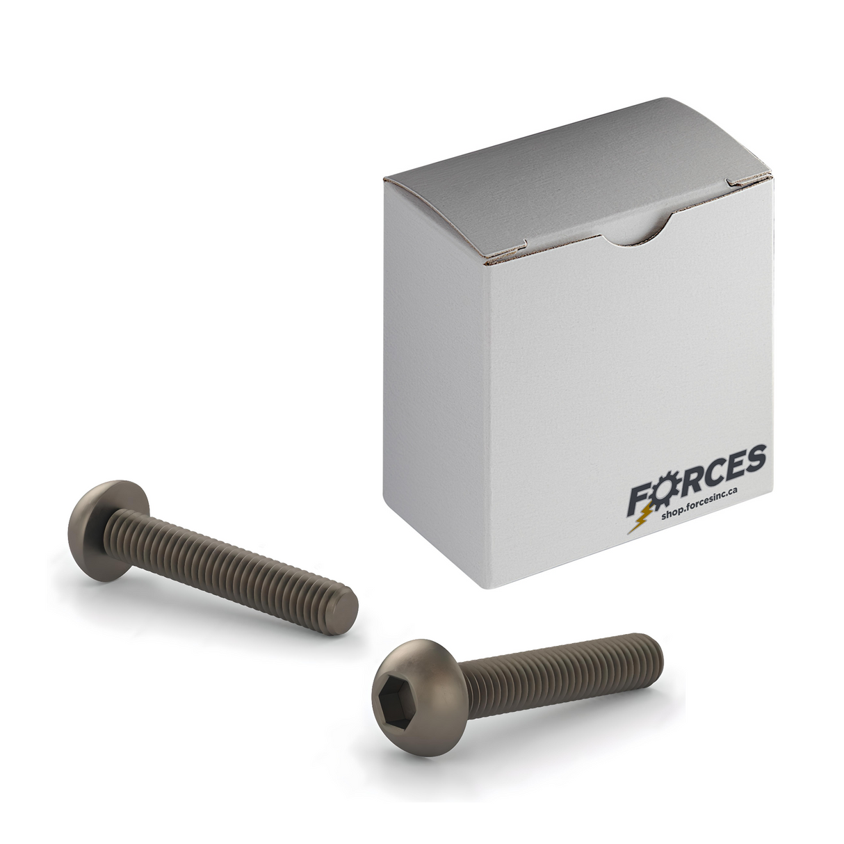 M8-1.25 x 12mm ISO 7380 Button Head Socket Cap Screw Full thread - Plain Steel Class 10.9