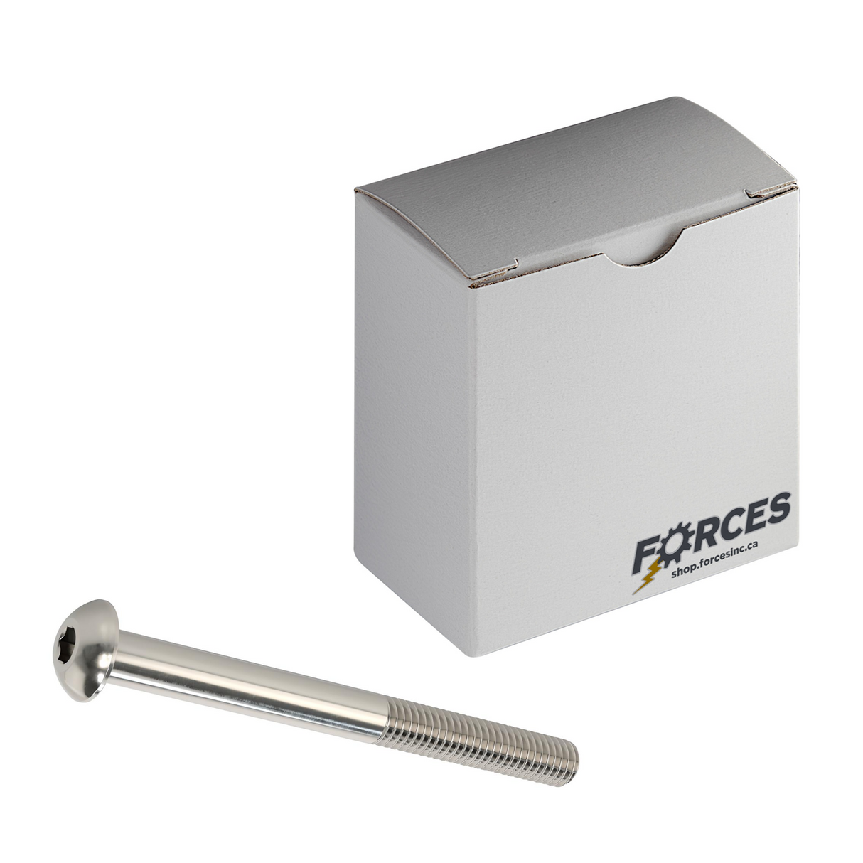 M6-1.0 x 50mm ISO 7380 Button Head Socket Cap Screw Partial thread - Stainless Steel A4(316)