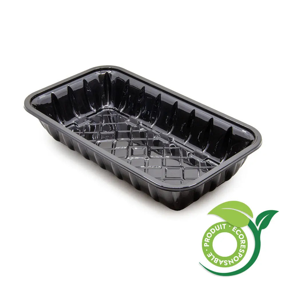 Barquette plastique PET Noire