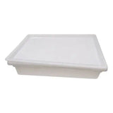 Bassin en plastique et couvercle, 26" x 18" x 6"