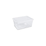 Boîte de rangement Sterilite transparente avec couvercle 16 3/4" x 11 7/8" x 7"