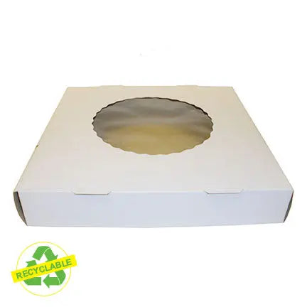 Boîtes à tarte avec fenêtre
